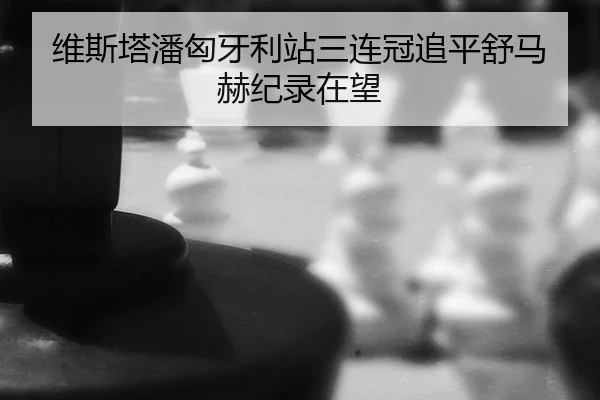 维斯塔潘匈牙利站三连冠追平舒马赫纪录在望